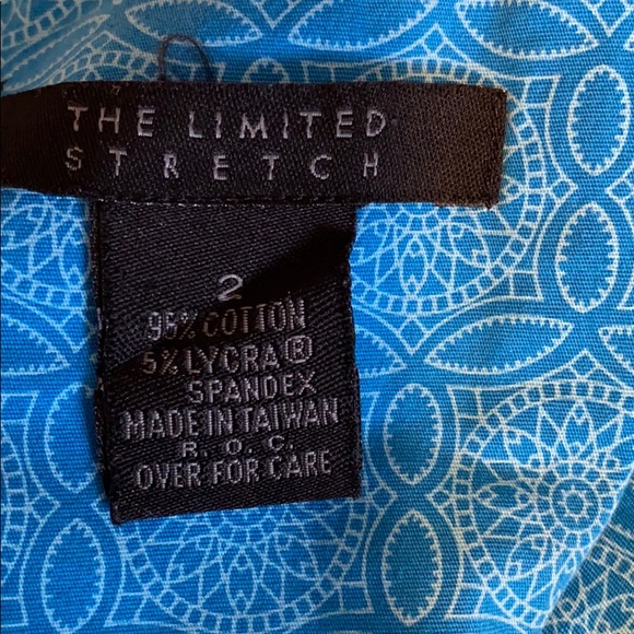 The Limited Stretch Blue Pattern Summer Dress - Picture 4 of 9